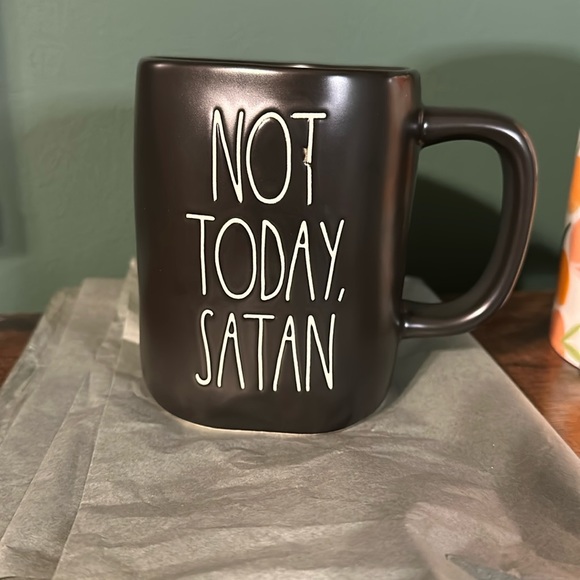 Rae Dunn Other - Rae Dunn Black Not Today Satan Mug